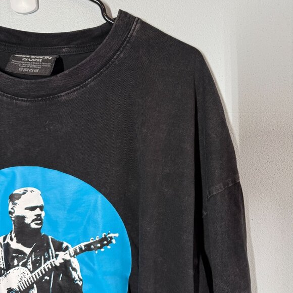 Zach Bryan Short Sleeve T-Shirt Burn Burn Burn Tour Size XXL 2XL Black Acid Wash - Picture 5 of 9